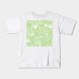 Tea Green Batik Kids T-Shirt